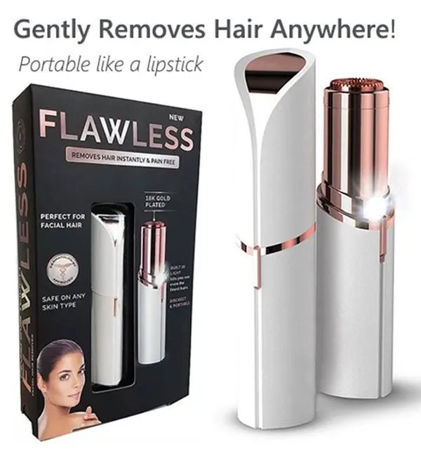 Flawless Gently removes hair