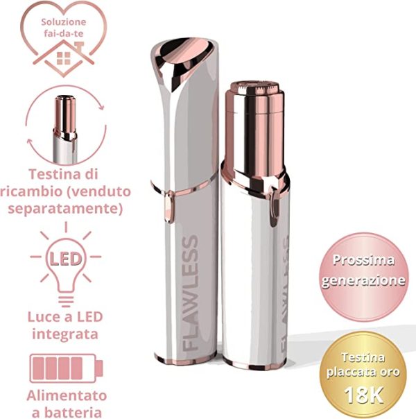 Flawless Gently removes hair