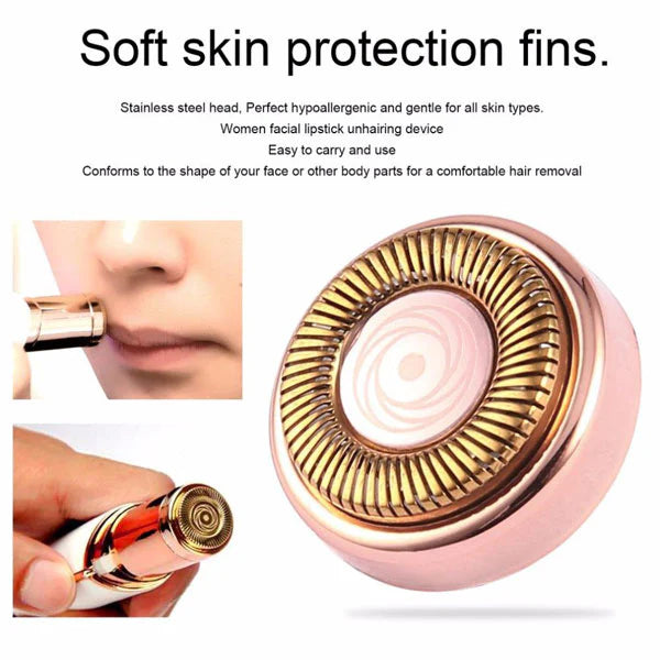 Flawless Gently removes hair