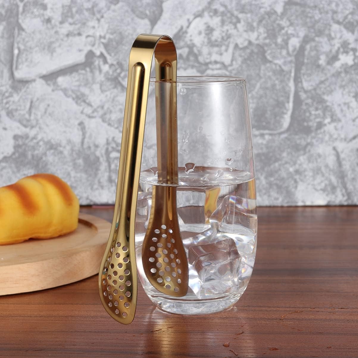 Stainless Steel Mini Food Serving Tong Clip Home